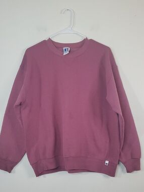 Vintage Russell Athletic Crewneck Sweatshirt - Dusty Rose Size XL Streetwear